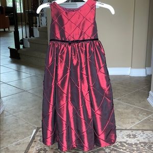 Iridescent Material Full Dress Special Occasion